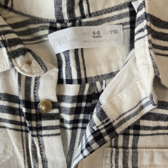 Zara boys flannel shirt - Picture 2 of 2